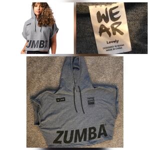 Zumba Est 2001 Short Sleeve Pull Over Hoodie